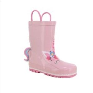 Unicorn rain boots